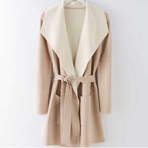 Boden | Ivory and Oatmeal Coatigan